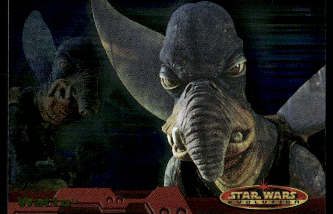 Watto 2001 Star Wars Evolution Topps Card #82 (NM)