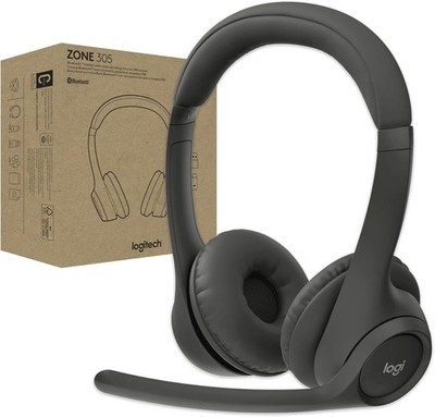 Logitech Zone 305 for Business kabelloses Bluetooth-Headset Mikrofon 981-001451