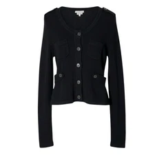 Lutz & Patmos Organic Cotton Cardigan Sweater Utilitarian Military Size Large