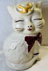 1940s Puss N Boots Cookie Jar Shawnee Collectible Ceramic Pottery Kitty Cat Art