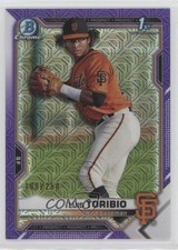 2021 Bowman Chrome Prospects Mega Box Purple Mojo Refractor Luis Toribio fm0