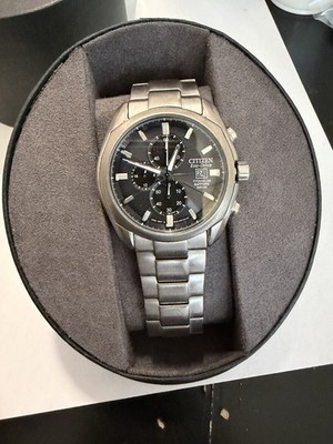 Citizen Eco-Drive CA0020-56E Chronograph Watch Men s 42mm