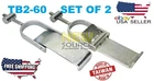 TB2-60 TOGGLE CLAMP LATCH BRACKET PROPANE TANK FORKLIFT TRUCK LPG GAS SET OF 2