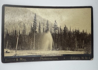 Boorne & May Calgary N.W.T. #618 Glacier House CPR Photo c1890s