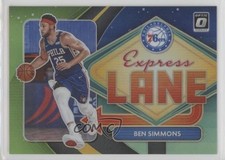 2020 Panini Donruss Optic Express Lane Lime Green Prizm 106/149 Ben Simmons 18gu