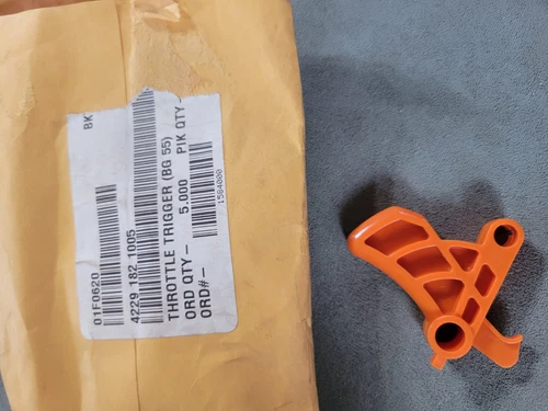 GENUINE STIHL THROTTLE TRIGGER LEVER 4229-182-1005 BG45 BG55 BG65 SH55