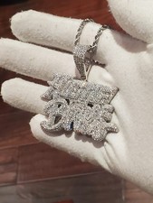 Iced Out Pendant (Passes Diamond Tester)  *Free Shipping*