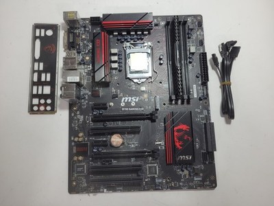 MSI B150 GAMING M3 Motherboard Core i5-7600K, 8GB RAM, IO Shield #1450