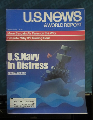 US News & World Report March 1978 US Navy in Distress Bargain Air Fares on Way