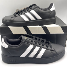 Adidas Grand Court 2.0 Black White JR0546 Size US M 8 New In Box