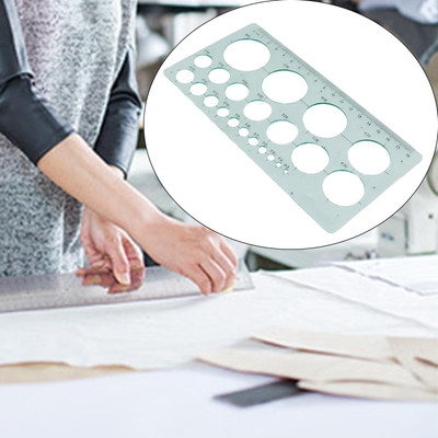 Kreisschablone Lineal Form Geometrie Maßstab Zeichnung für Konstruktionstechnik