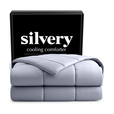 Silvery  Silver-Infused Cooling Comforter   Award-Winning Self-Coolin