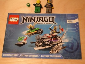 Lego Ninjago Lloyd Minifigure Cyborg Mini Figure-Incomplete   Instructions