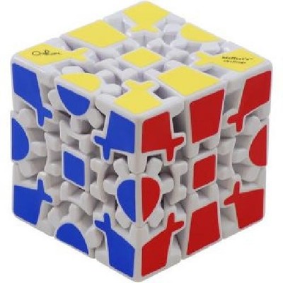 Gear Cube Extreme White - Meffert's Rotation Brain Teaser Puzzle