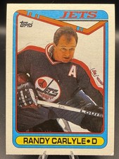 Randy Carlyle 1990-91 Topps HOCKEY #51 Winnipeg Jets