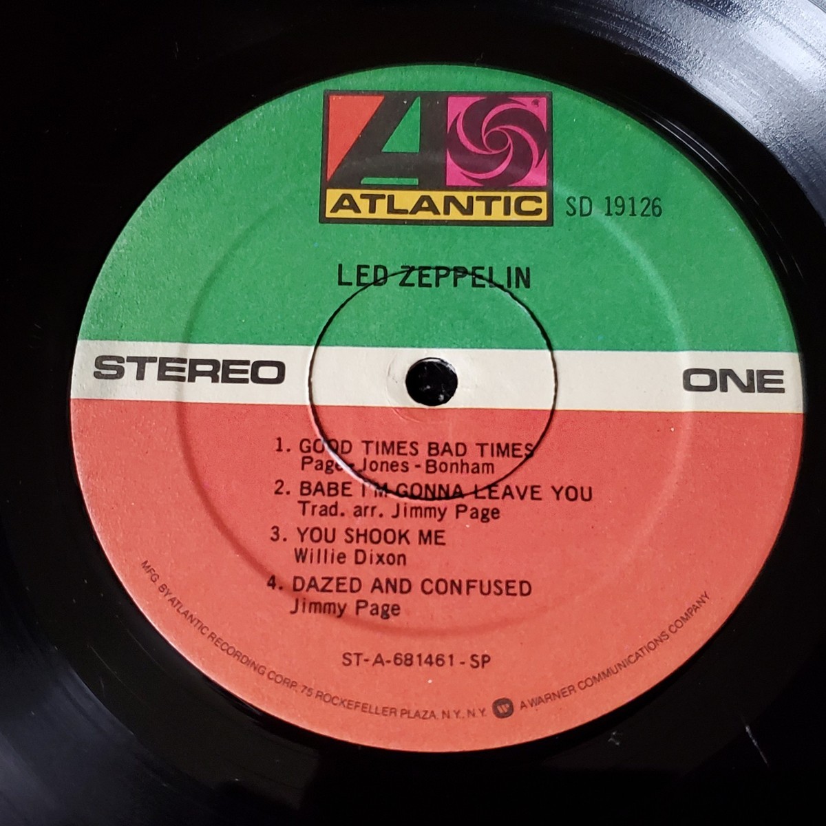 LED ZEPPELIN STERO LP Led Zeppelin I SD 19126 | eBay