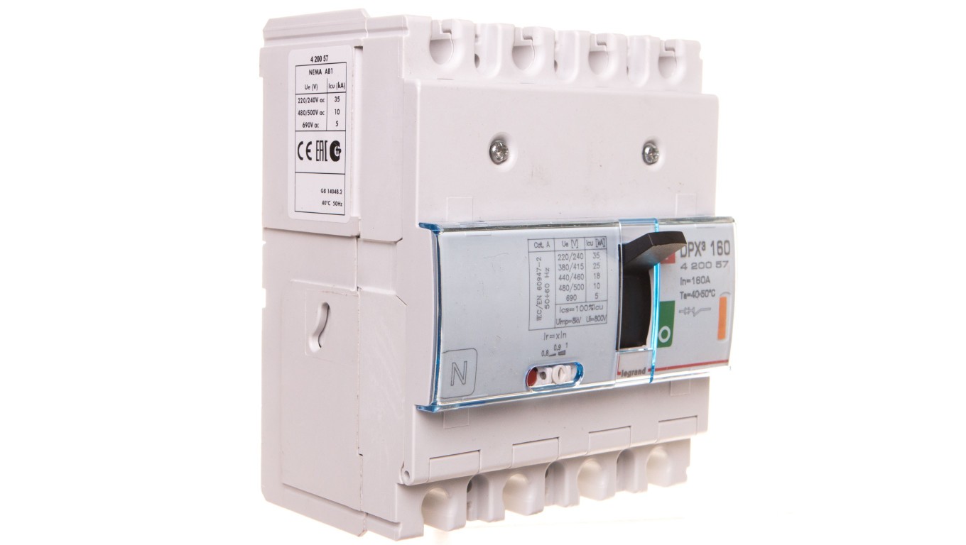 160A Circuit Breaker 4P 25kA DPX3 160 420057 DPX31