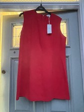 Marks & Spencer Womens Red Mini Shift Women Dress - M&S 16 Petite B1/0319