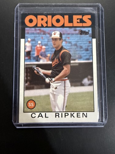 Cal Ripken Jr. #340 1986 Topps card