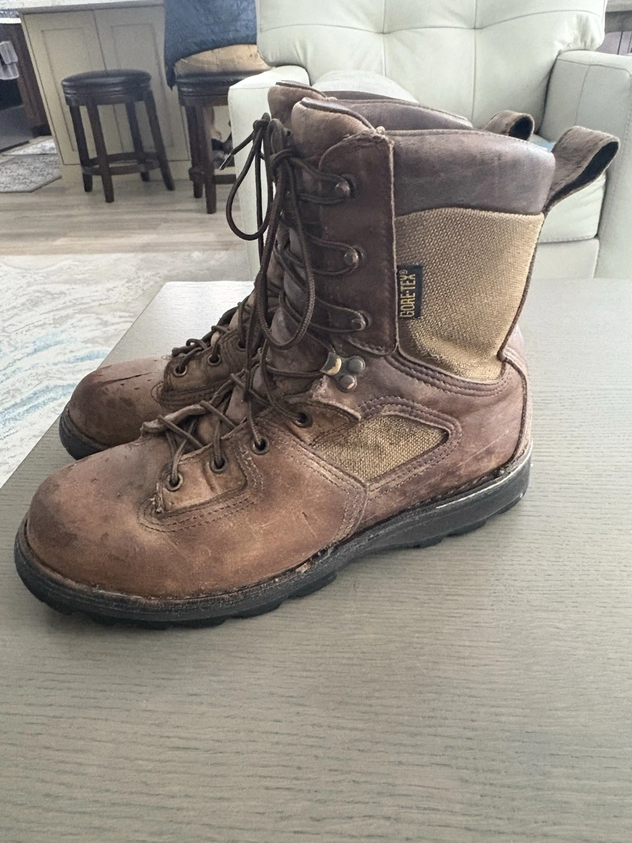 VTG DANNER 58300X Men\'s Boots GORE-TEX Brown Camouflage High Cut Size US 11.5 D Vtg DANNER 58300X Boots GORE-TEX Brown Camouflage High Cut  main image 4