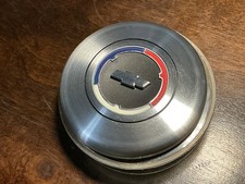 1967-69 Chevrolet Wood Steering Wheel Horn Cap 3945461 Excellent 1967-69 Chevrolet Wood Steering Wheel Horn Cap 3945461 Excellent