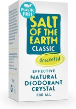 Salt of the Earth - Natural Crystal Deodorant- Plastic Free, Fragrance Free, 75g