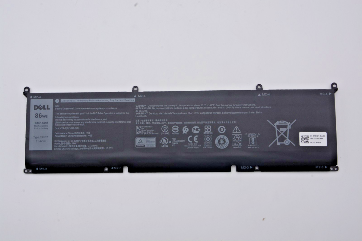 Genuine 69KF2 86WH Battery For Dell Precision 5550 Alienware M15