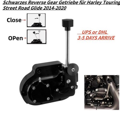 für Harley Touring Street Road Glide 2014-2020,Schwarzes Reverse Gear Getriebe