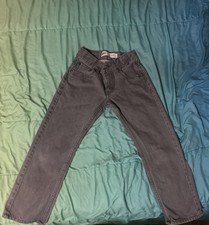 Levi s 511 Slim Fit Jeans Boys Size 8 Reg Gray Denim 24x22 Kids