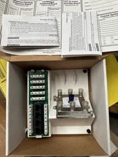 NEW. Leviton 47603-DP6  Compact 1x4 Bridged Telephone, 4 Data & 6-Way TV Panel