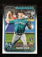 Emerson Hancock Seattle Mariners 2024 Topps RC Baseball Card Series One #39