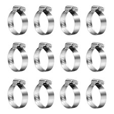 XRPAOWA Hose Clamps 304 Stainless Steel 12 pc...