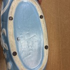 Weller Pottery Planter Blue, Garland, Flowers — photo 7