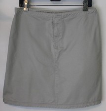 VINTAGE J CREW KHAKI BEIGE SKIRT - SIZE 12