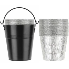 15-Pack Liners & Replacement Traeger HDW152 Drip Grease Bucket for Traeger 20...