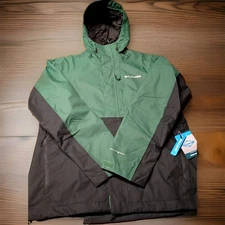 MENS Columbia Hikebound Premium Rain-trail Jacket Omni-Tech Waterproof Sz Small