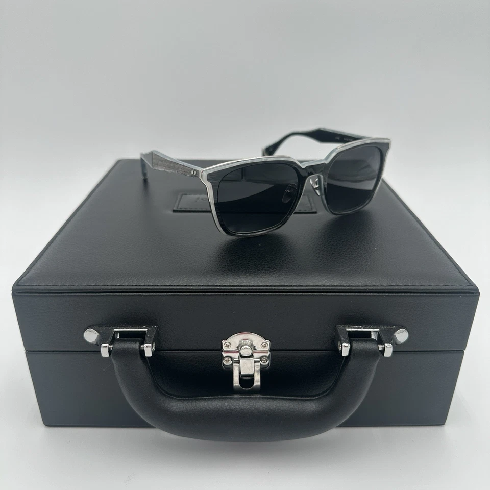 John Varvators Artisan Eyewear Limited Edition Sunglasses Black Polarized JV103 - Image 3 of 4