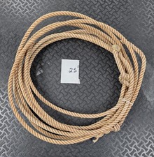Used Authentic Lariat Lasso Rope Western Ranch DIY Decor Crafts Farmhouse 25 FT.