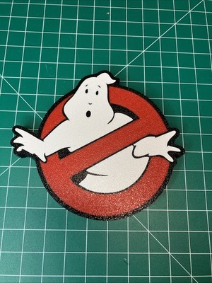 3D Printed GhostBusters No Ghost Sign Wall Display Logo Fan Art