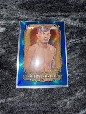 2025 Topps Chrome UFC Allen and Ginter Brandon Royval 066/150 Parallel