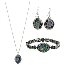 Canyon Sky Genuine Abalone Pendant, Bracelet ...
