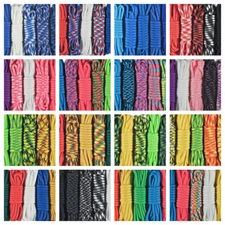 550 Paracord Lot - 5 Colors of Parachute Cord For Survival Bracelets & Lanyards