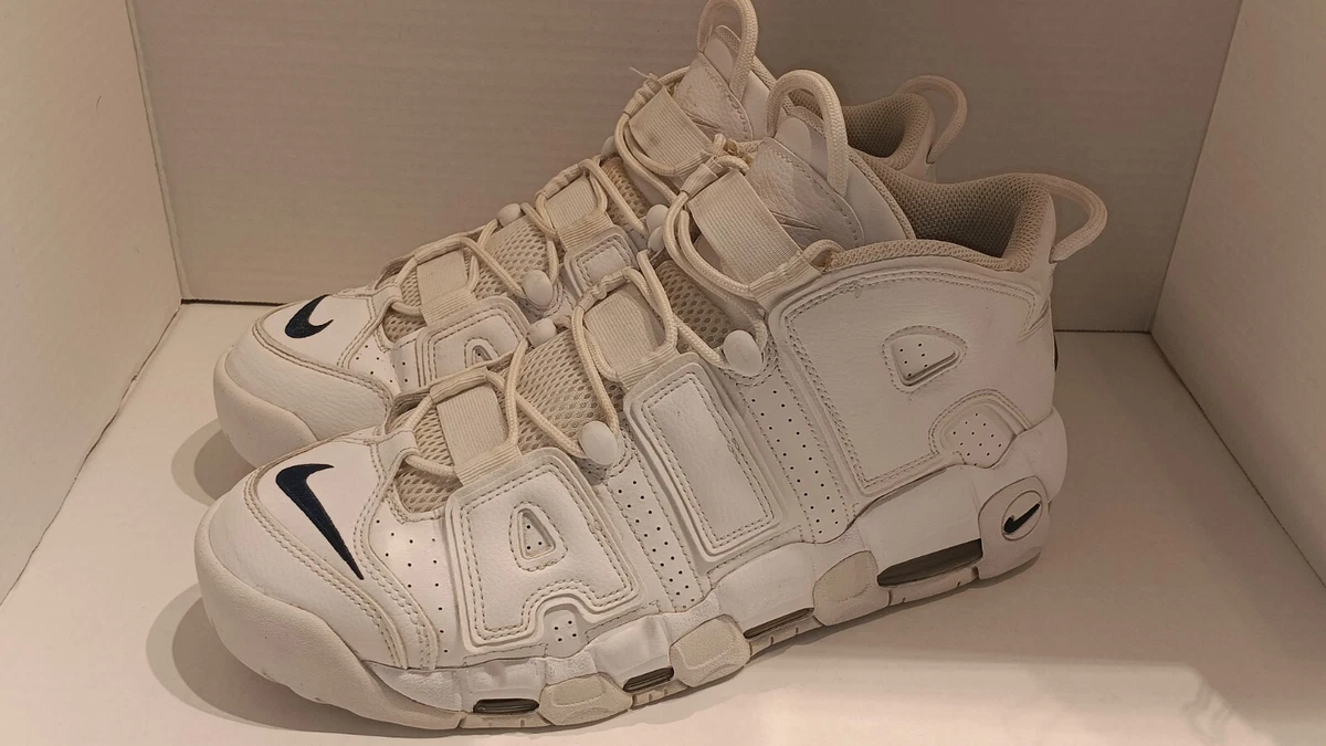 Nike Air More Uptempo White Midnight Navy Size 11.5 Mens 2022 DH8011-100 Clean NIKE Grade School Air More Uptempo FV5371 100 - Shiekh main image 4