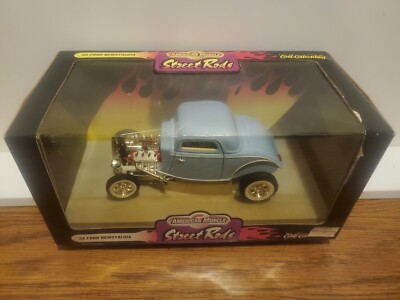 AMERICANMUSCLE '34 Ford NEWSTALGIA 1：18 Ertl American Muscle Street Rods '34 Ford Newstalgia 1:18 Scale