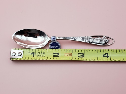 Vintage Bates & Klinke Sterling Silver Plymouth Mass. Spoon 4¼" New in Box - Picture 6 of 6