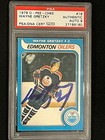 WAYNE GRETZKY SIGNED 1979 O-PEE-CHEE ROOKIE CARD #18 PSA/DNA