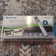 Pandigital Handheld Wi-Fi Wand Scanner S8X1103 w/ Feeder Dock Dark purple