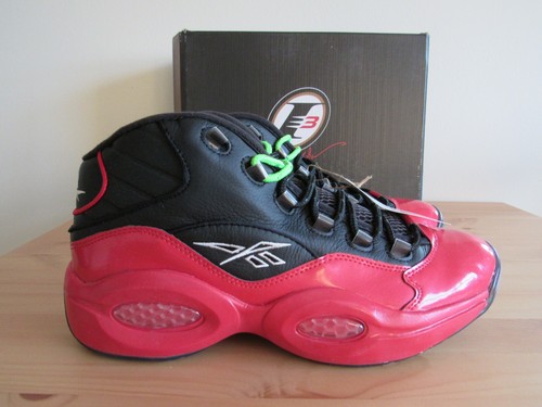 Mens Reebok Question Mid Sneakers 76ers 