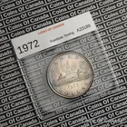 1972 Canada Silver Dollar Coin RAINBOW TONED Voyager Uncirculated #coinsofcanada
