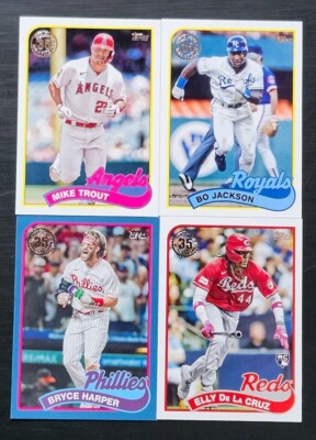 2024 Topps Series 1 / Series 2 - 1989 Topps 35th Anniversary You Pick - Read